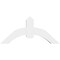 Ekena Millwork Archdale Architectural Grade PVC Gable Bracket, 48"W x 22"H x 6"D x 6"F, 11/12 Pitch GBP048X22X0606ARC00 - alternate 3